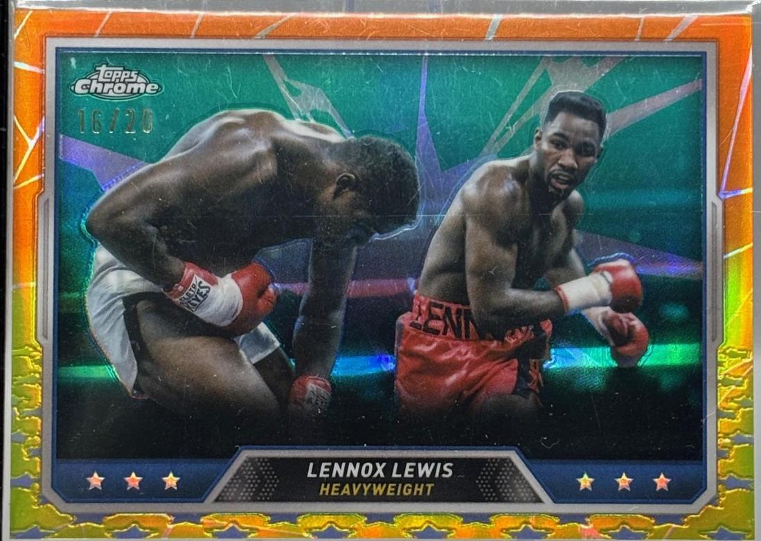 Lennox Lewis [Orange Yellow Chromafractor] #94