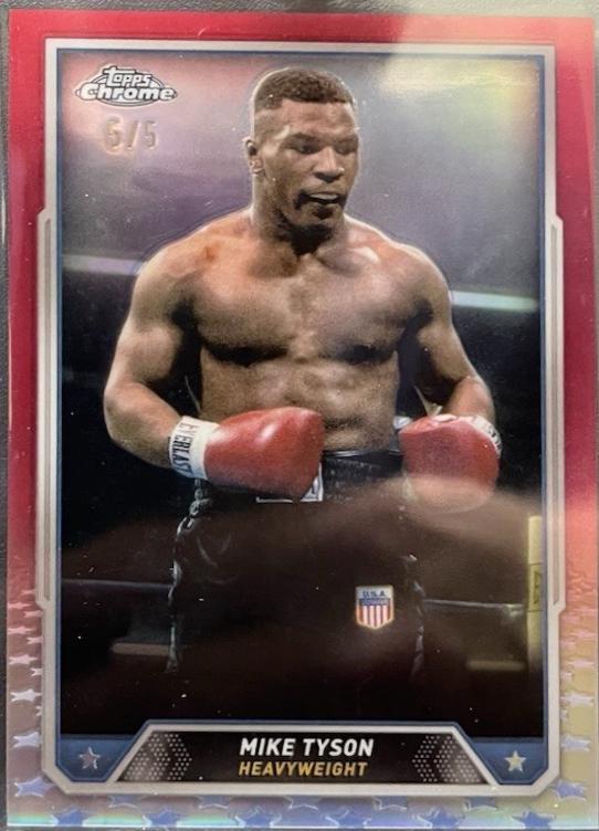 Mike Tyson [Red Refractor] #35