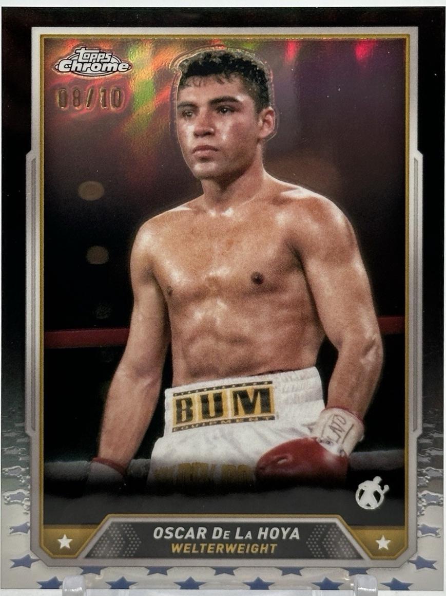 Oscar De La Hoya [Black Refractor] #32