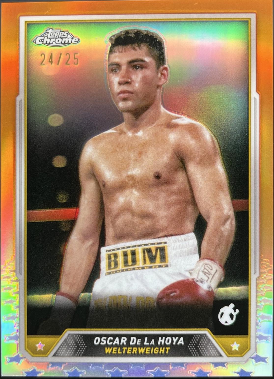 Oscar De La Hoya [Orange Refractor] #32