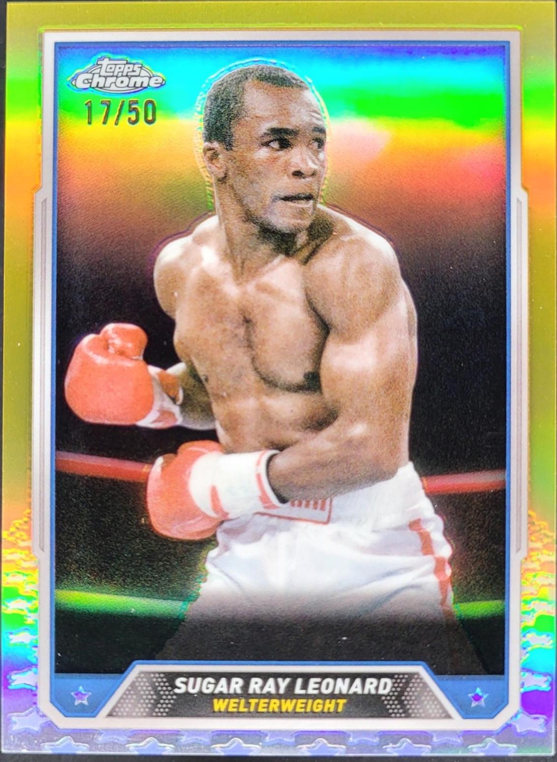 Sugar Ray Leonard [Gold Refractor] #29