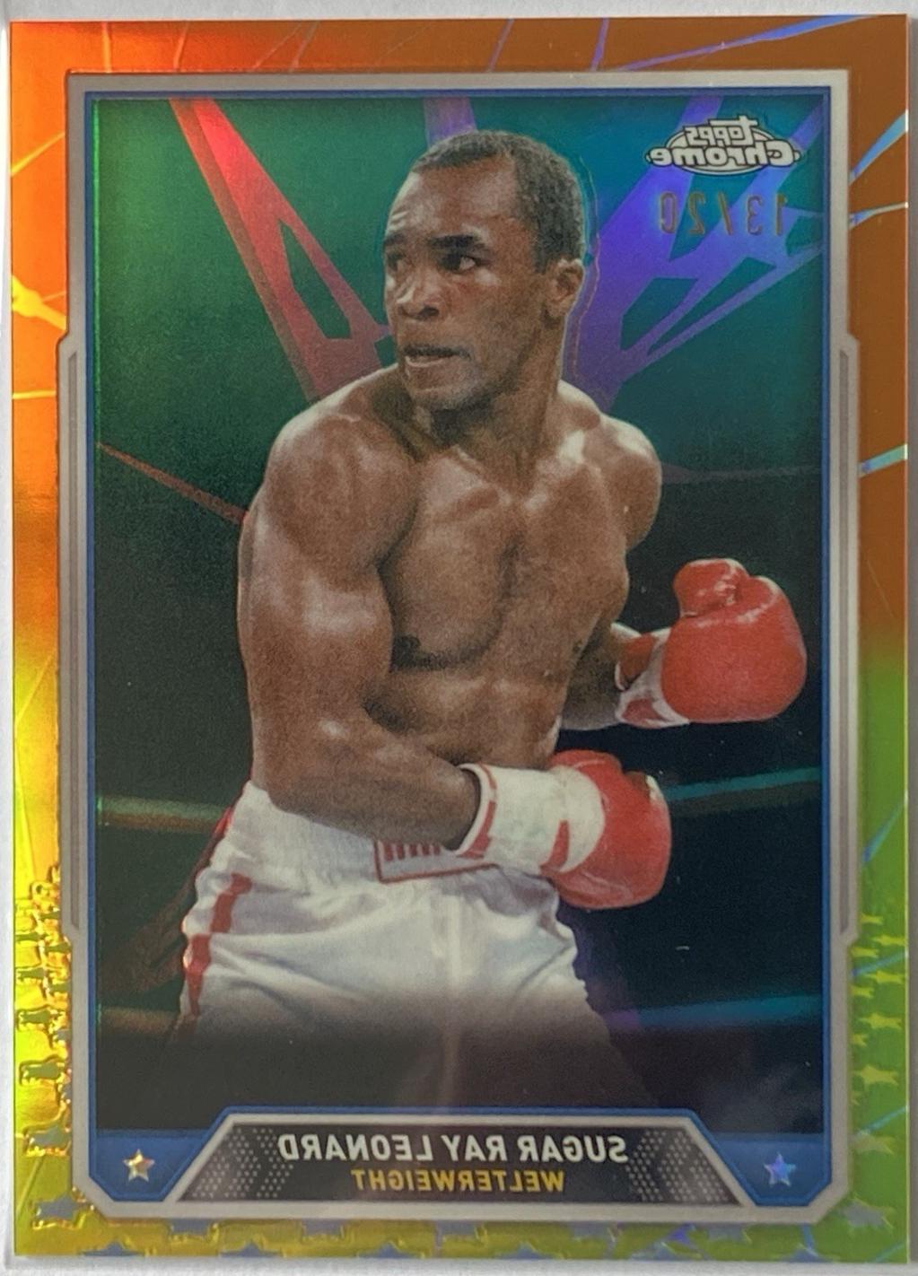 Sugar Ray Leonard [Orange Yellow Chromafractor] #29
