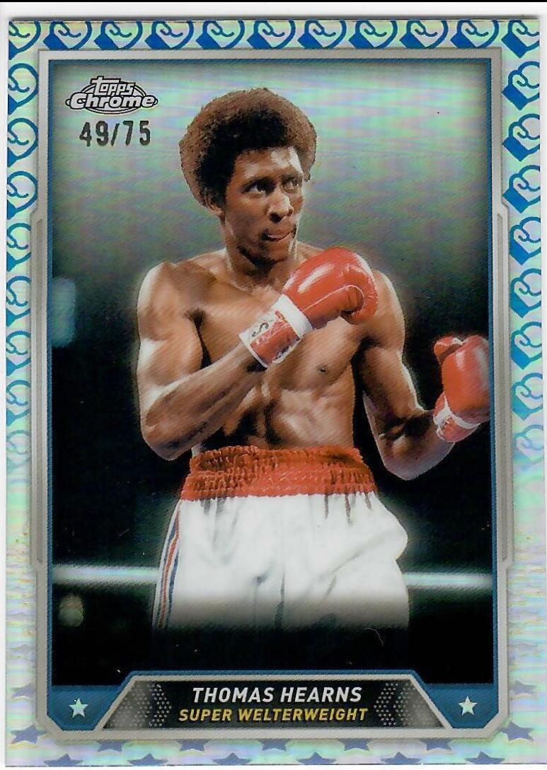 Thomas Hearns [Glove Logo Refractor] #24