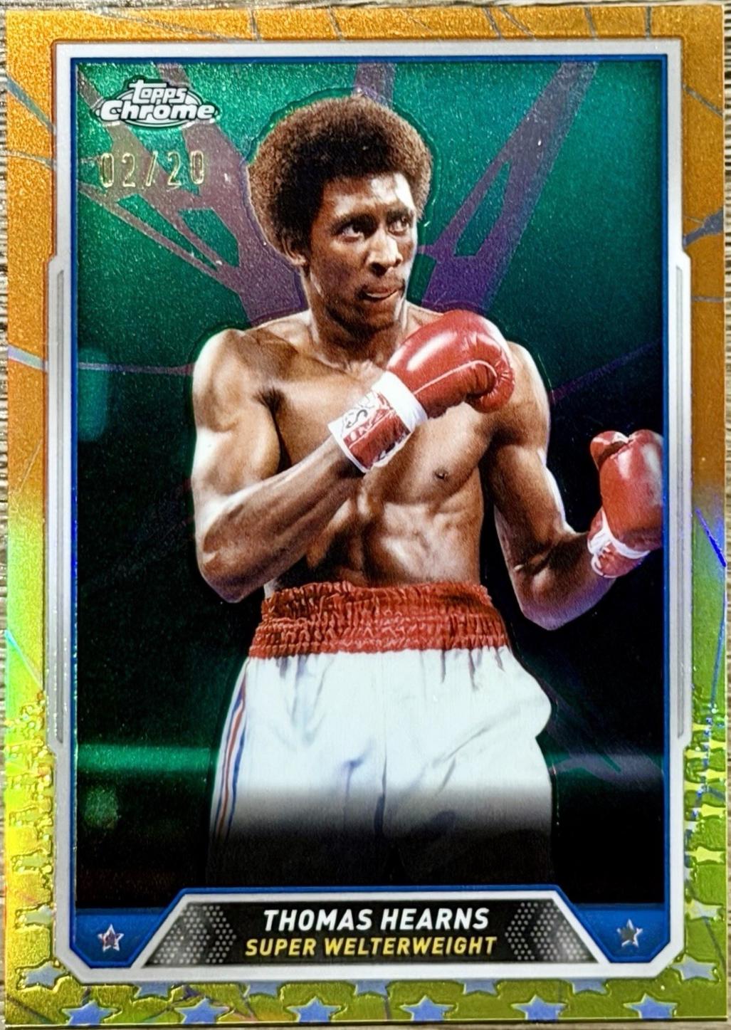 Thomas Hearns [Orange Yellow Chromafractor] #24