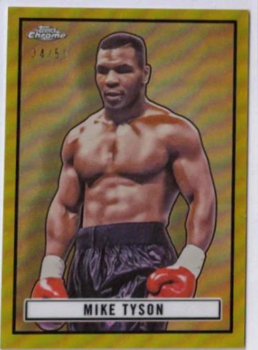 Mike Tyson [Gold Refractor] #TR-4