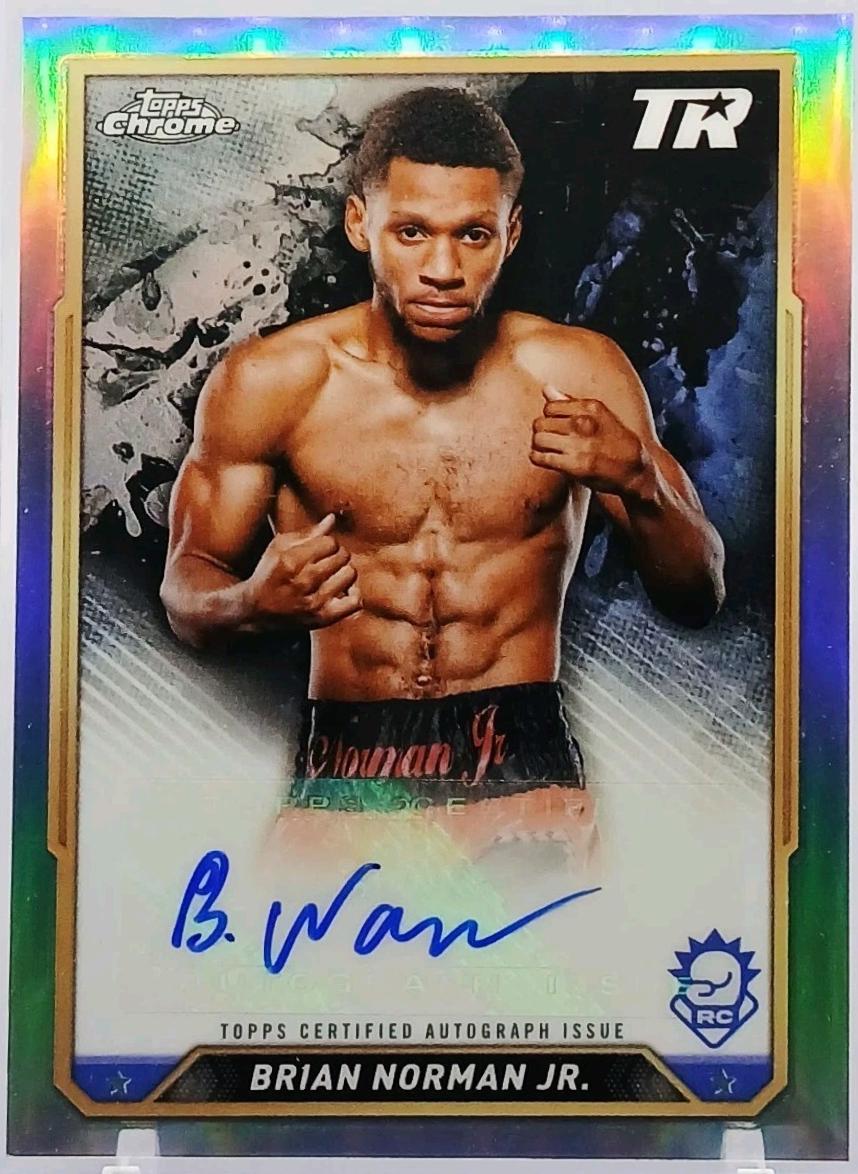 Brian Norman Jr. [Orange Refractor] #CBA-BNJ