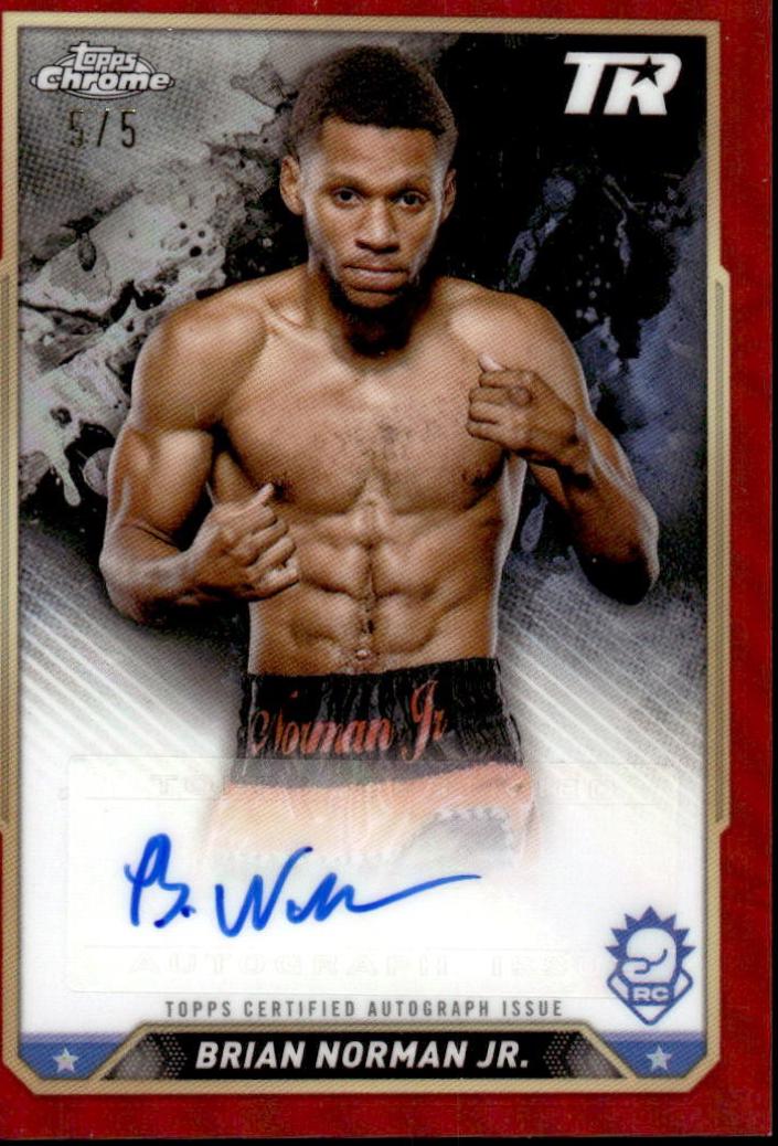 Brian Norman Jr. [Red Refractor] #CBA-BNJ