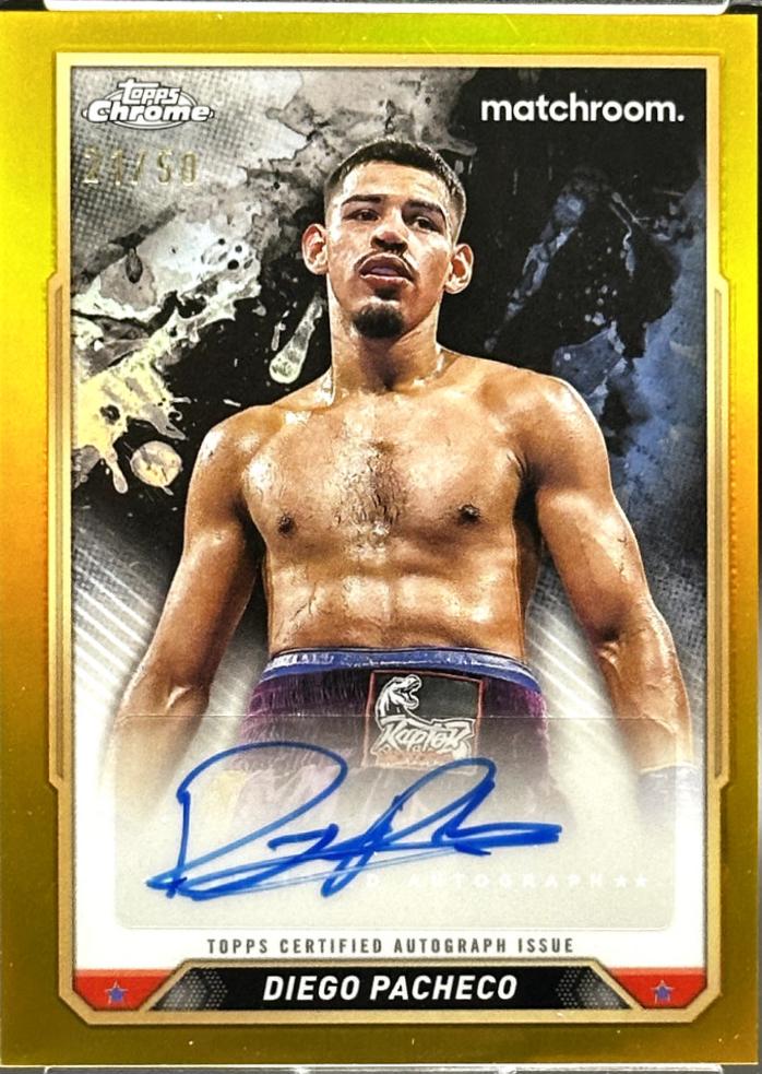 Diego Pacheco [Gold Refractor] #CBA-DPO
