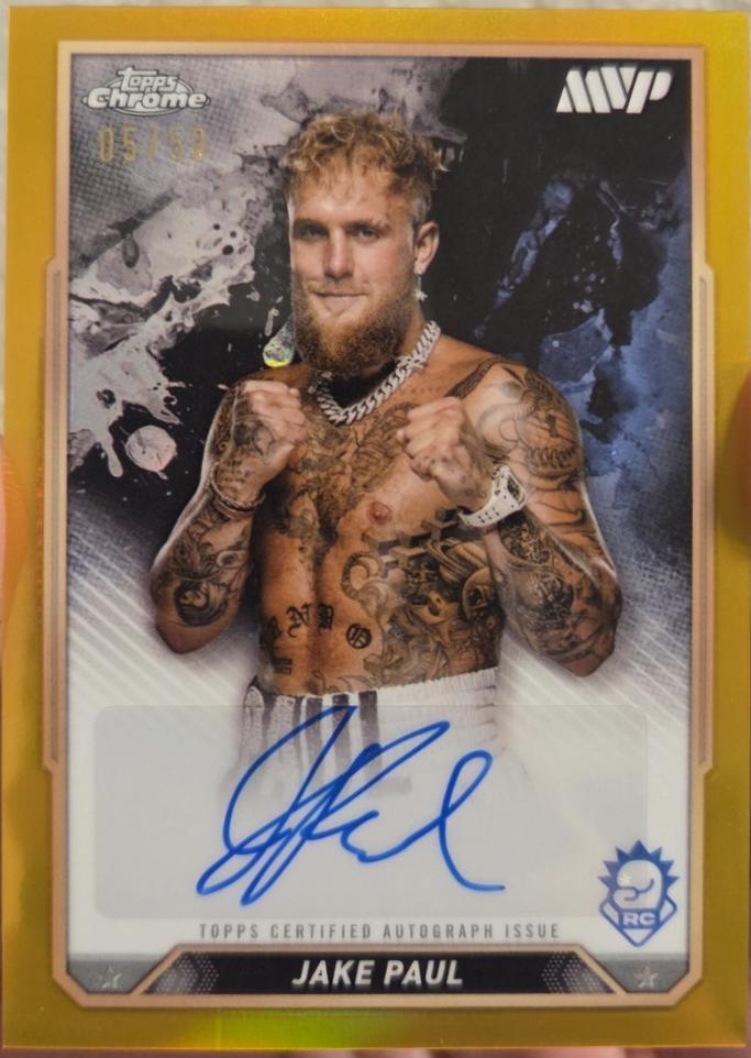 Jake Paul [Gold Refractor] #CBA-JPL