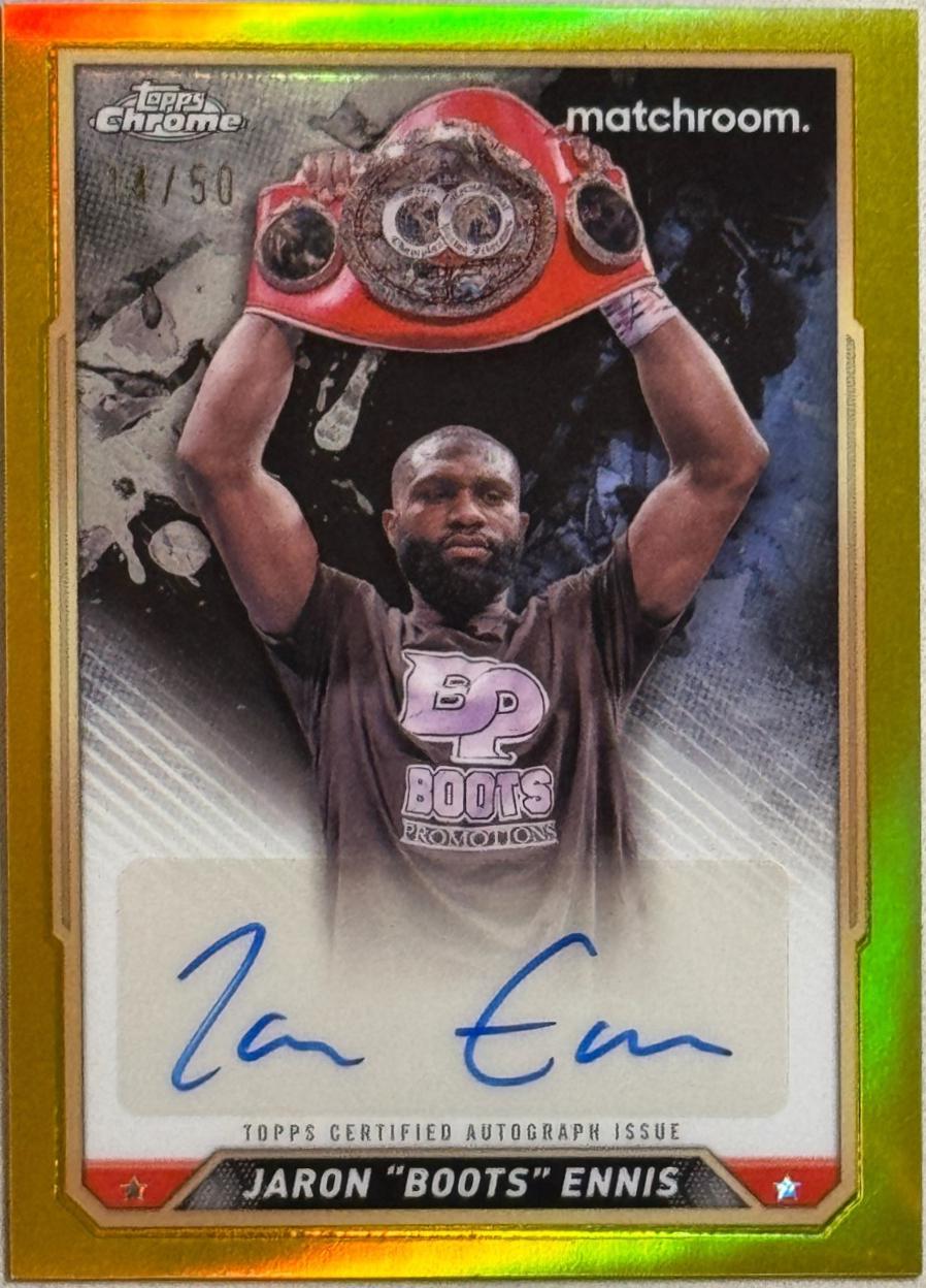 Jaron Boots Ennis [Gold Refractor] #CBA-JBE