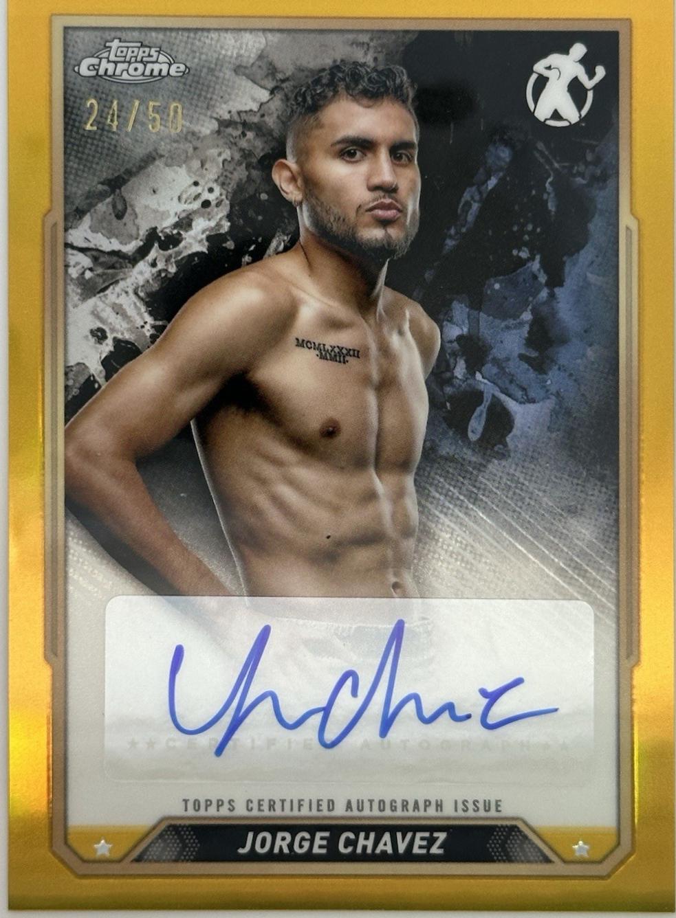 Jorge Chavez [Gold Refractor] #CBA-JCZ
