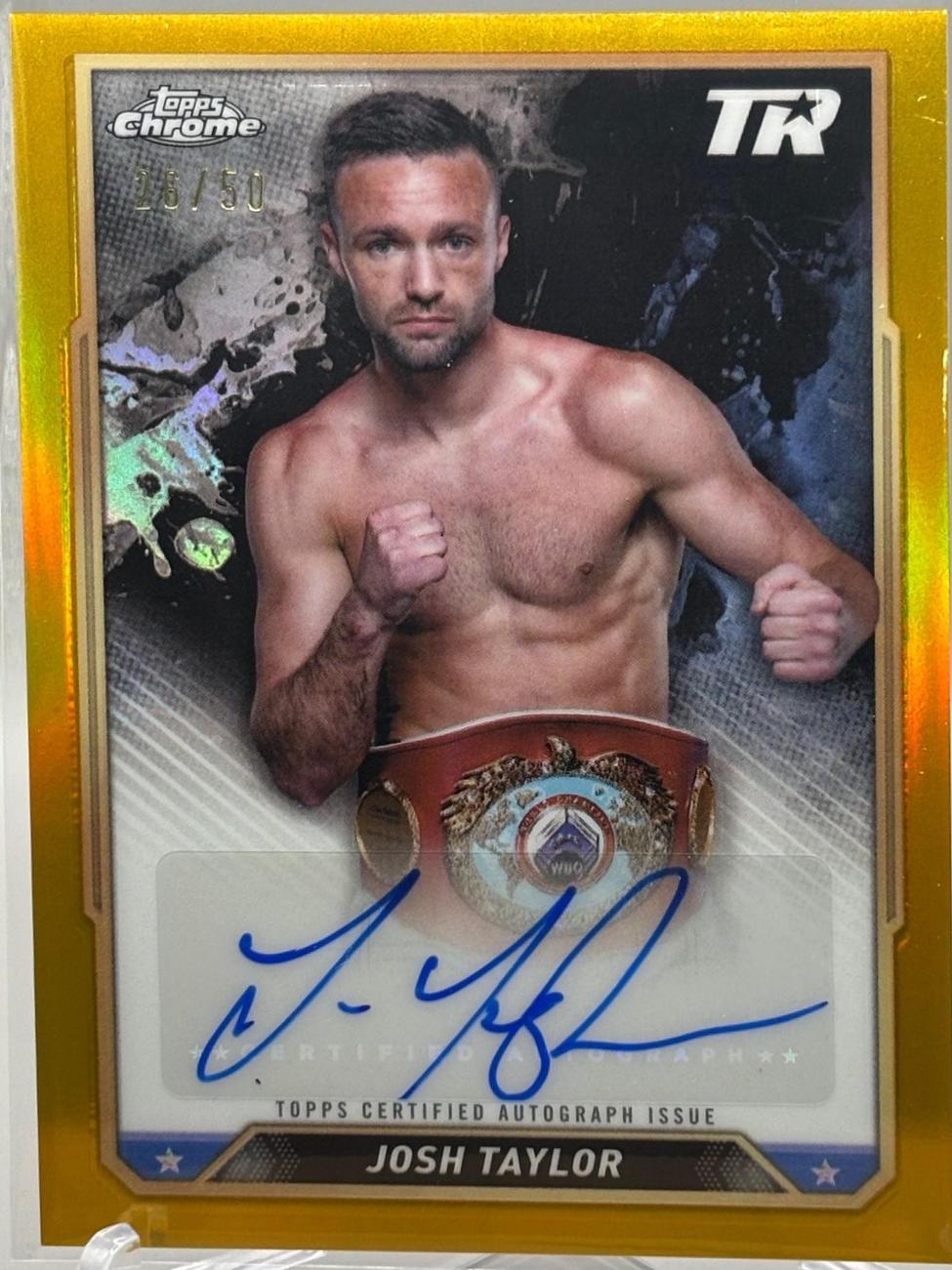 Josh Taylor [Gold Refractor] #CBA-JTR