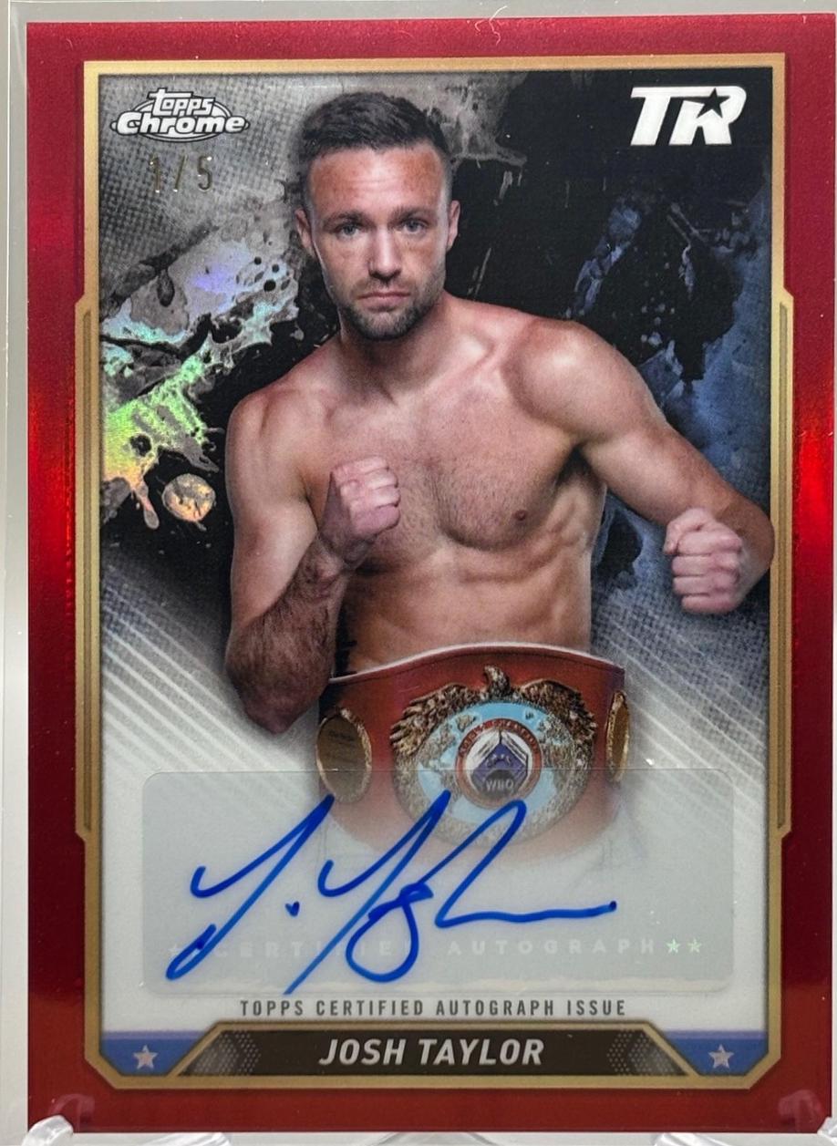 Josh Taylor [Red Refractor] #CBA-JTR