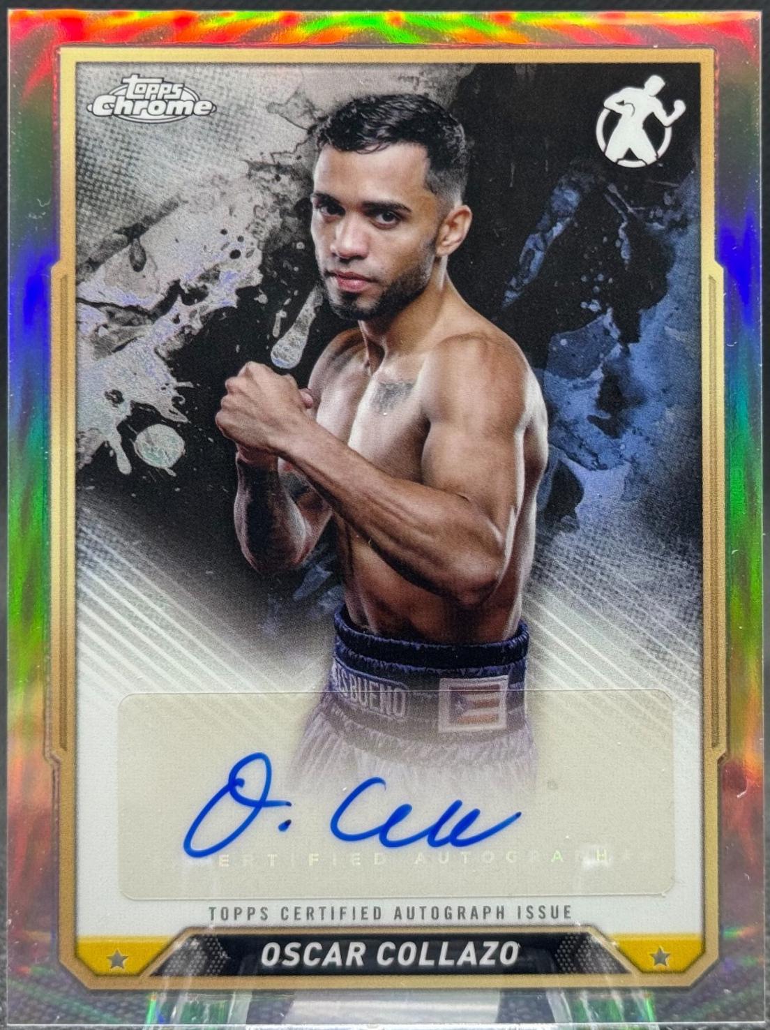 Oscar Collazo [Orange Refractor] #CBA-OCO