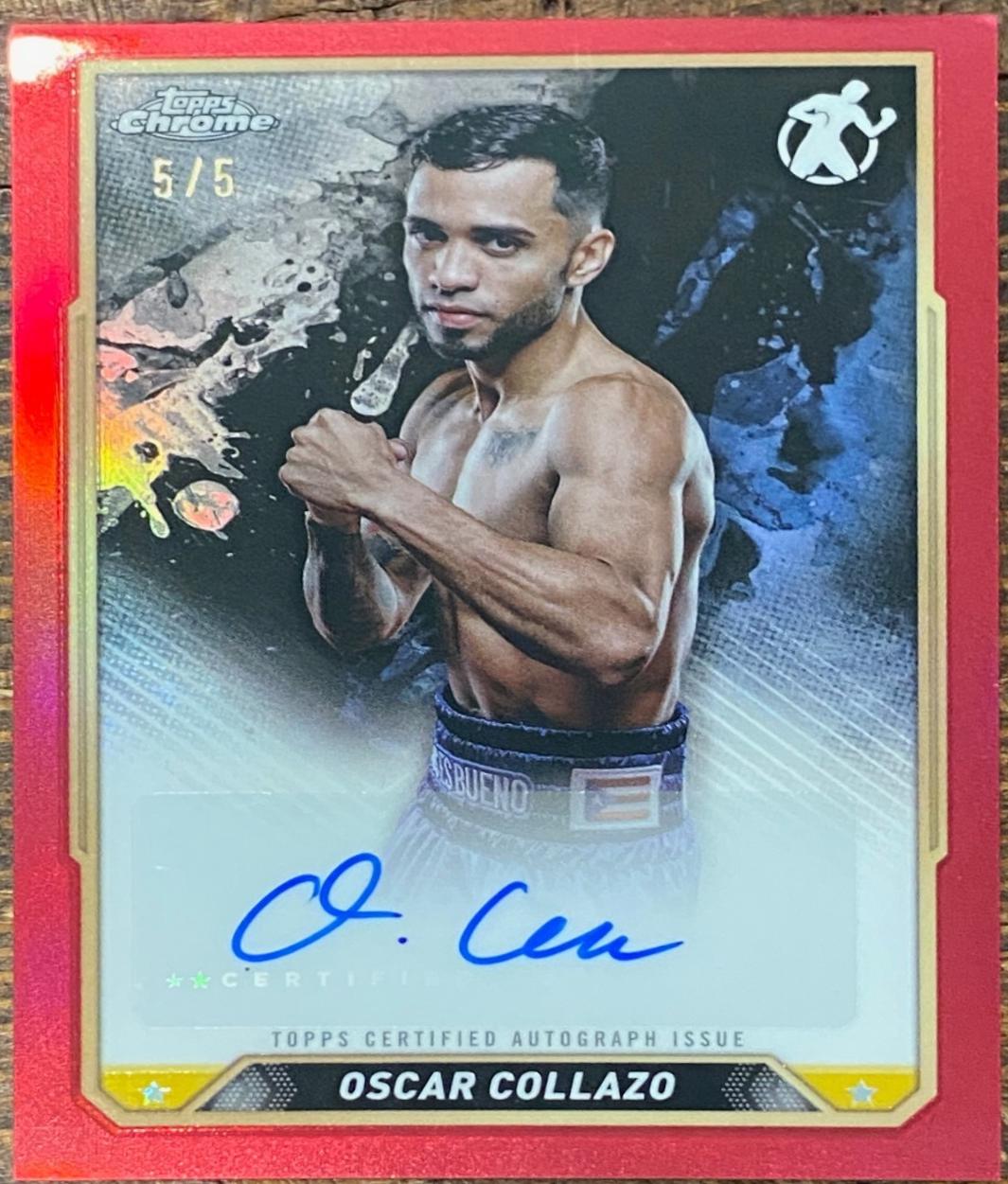 Oscar Collazo [Red Refractor] #CBA-OCO