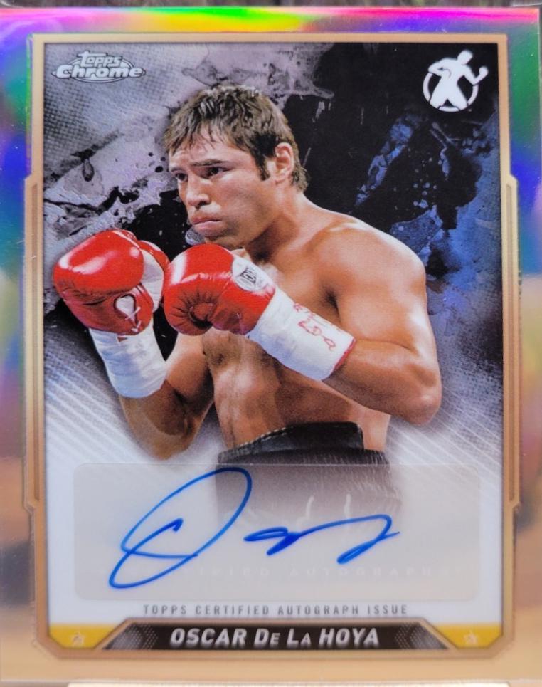Oscar De La Hoya [Orange Refractor] #CBA-ODL