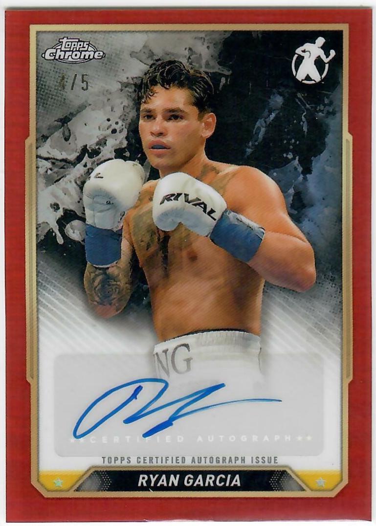 Ryan Garcia [Red Refractor] #CBA-RGA