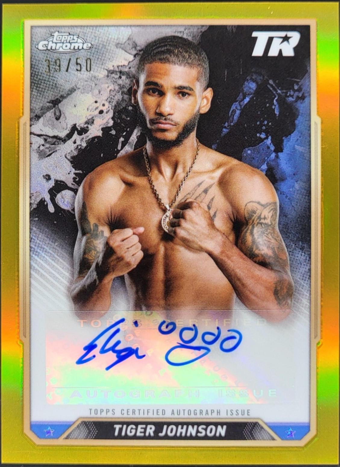 Tiger Johnson [Gold Refractor] #CBA-DTJ