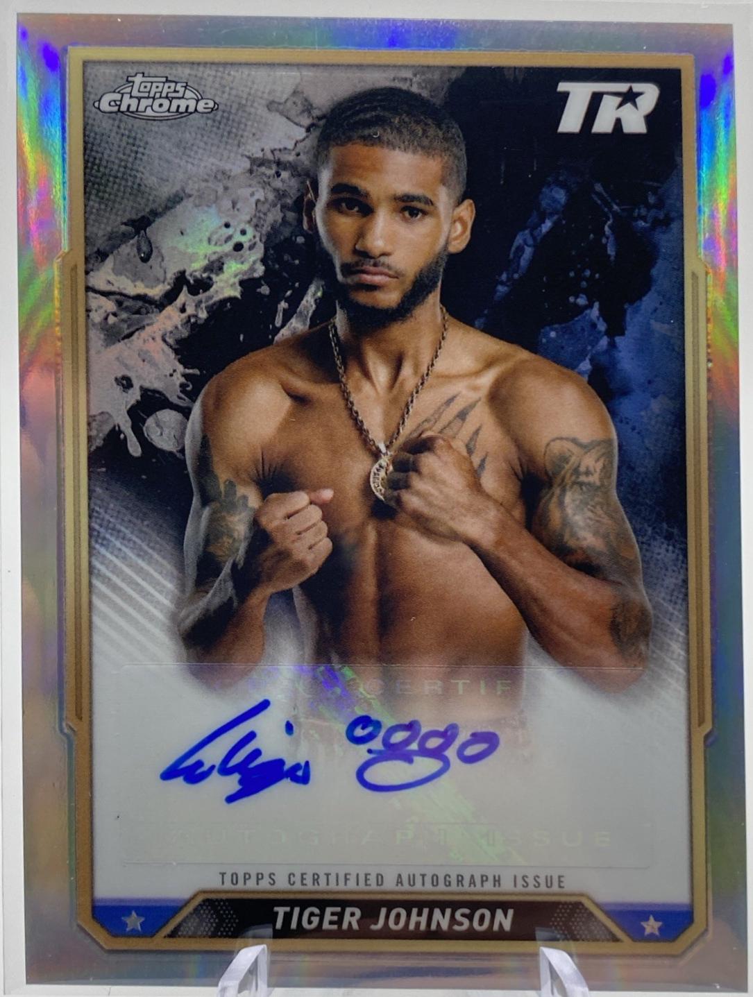 Tiger Johnson [Orange Refractor] #CBA-DTJ