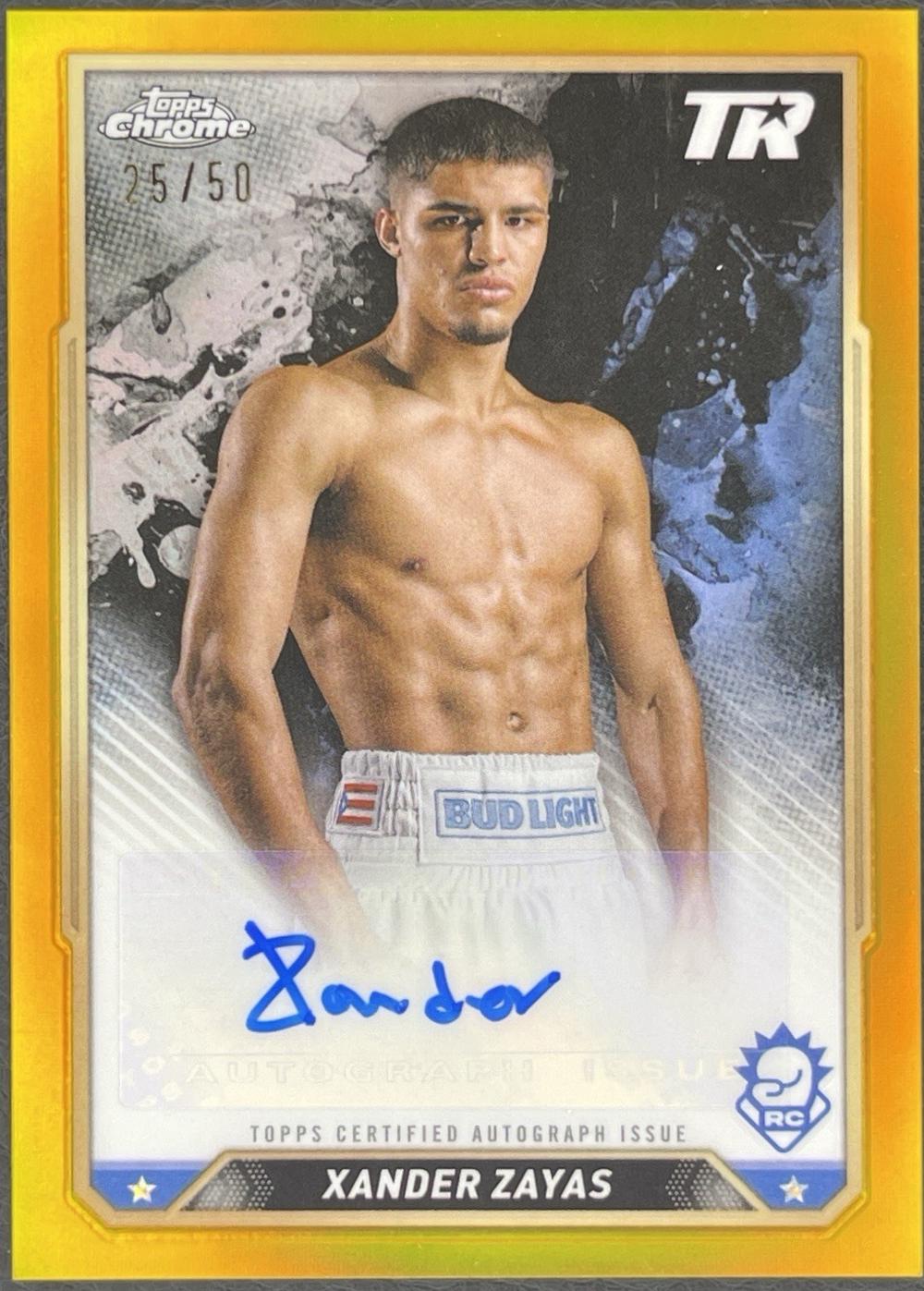 Xander Zayas [Gold Refractor] #CBA-XZS
