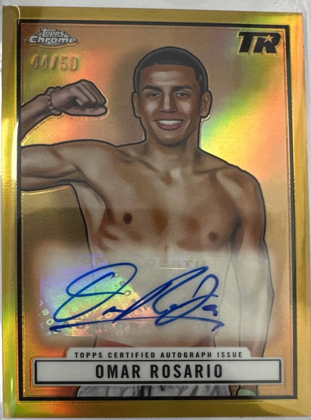 Omar Rosario [Gold Refractor] #TRA-OR