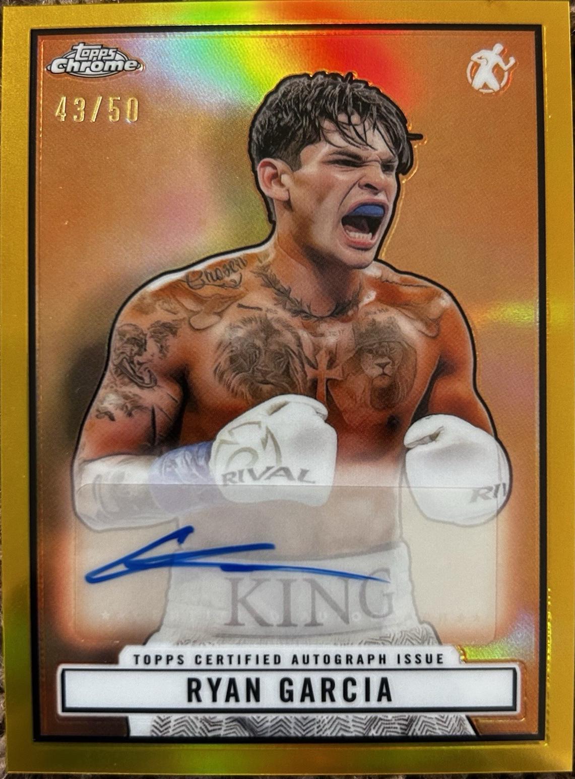Ryan Garcia [Gold Refractor] #TRA-RG