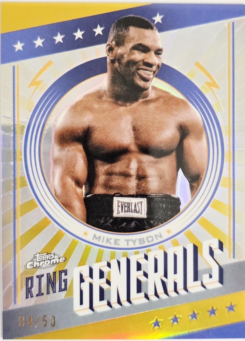 Mike Tyson [Gold Refractor] #RG-4