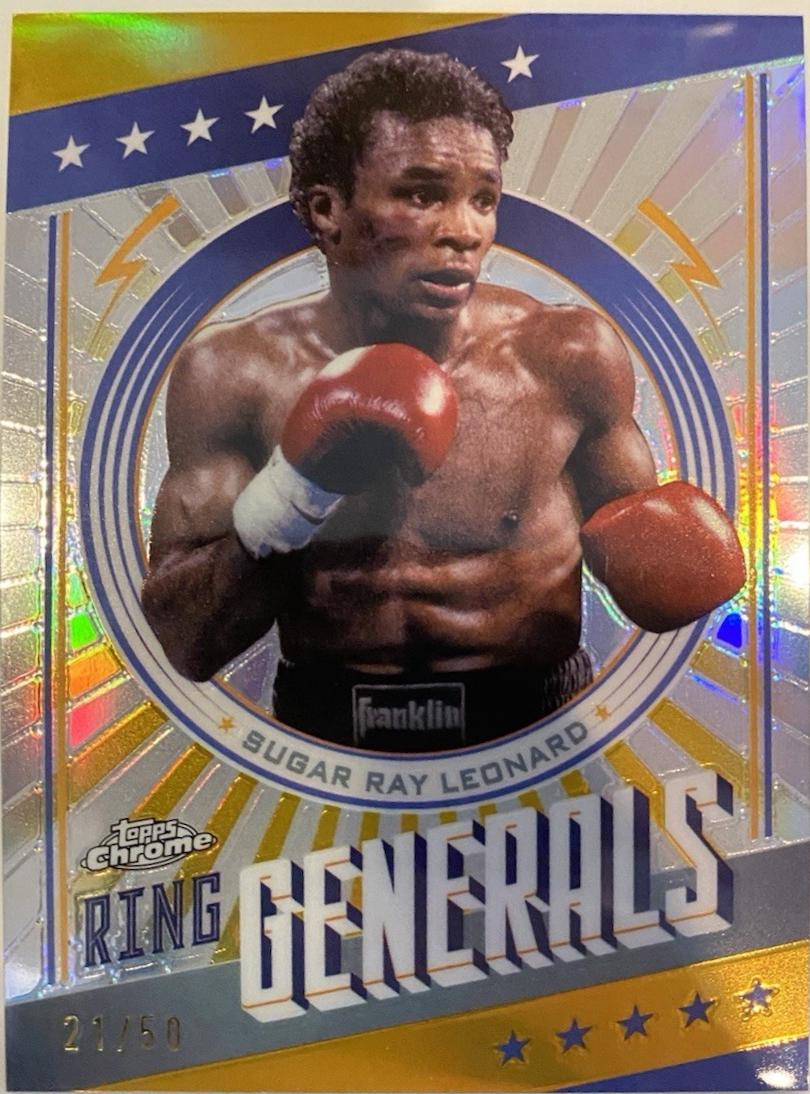 Sugar Ray Leonard [Gold Refractor] #RG-1