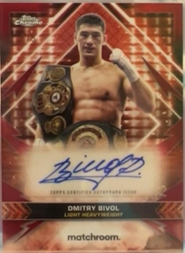 Dmitry Bivol [Red Refractor] #CAS-DB