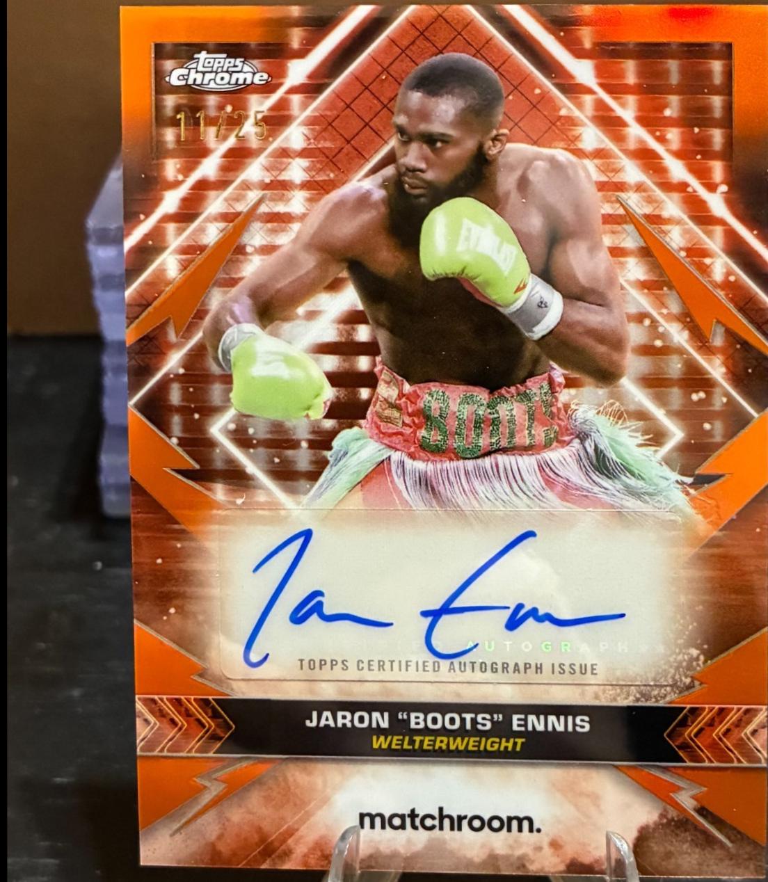 Jaron Boots Ennis [Orange Refractor] #CAS-JE