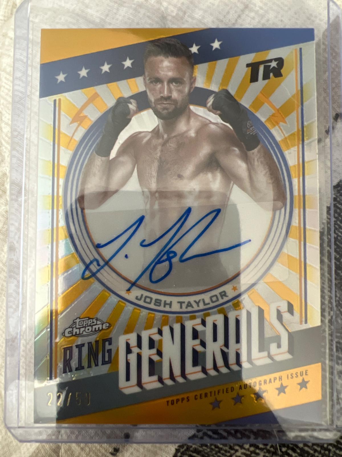 Josh Taylor [Gold Refractor] #RGA-JT