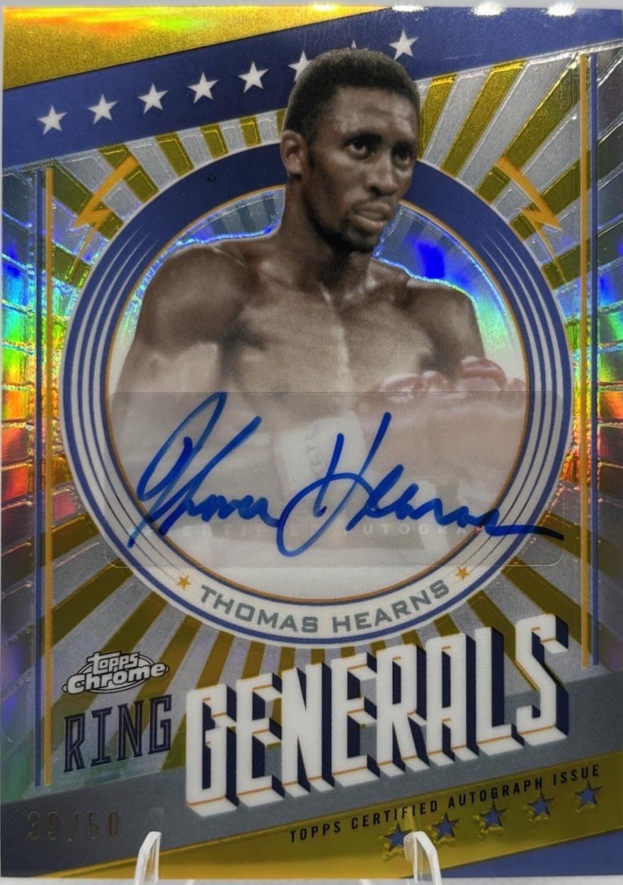 Thomas Hearns [Gold Refractor] #RGA-TH