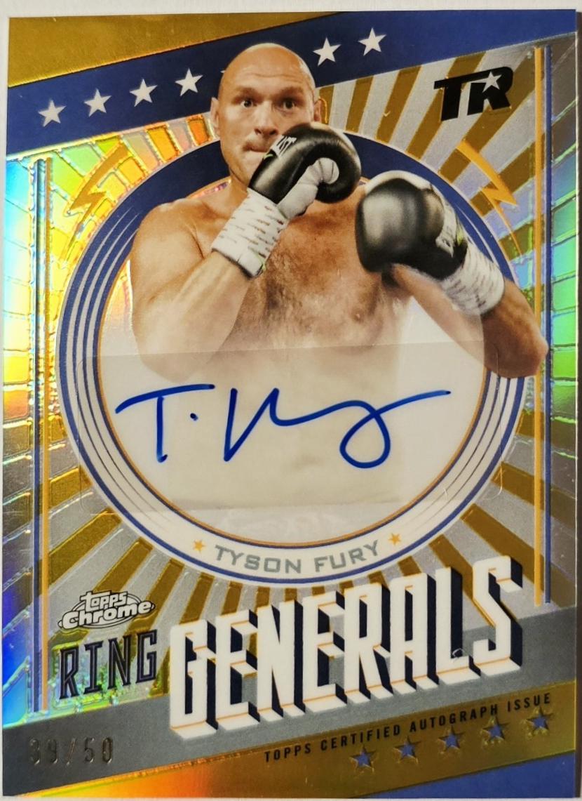 Tyson Fury [Gold Refractor] #RGA-TF