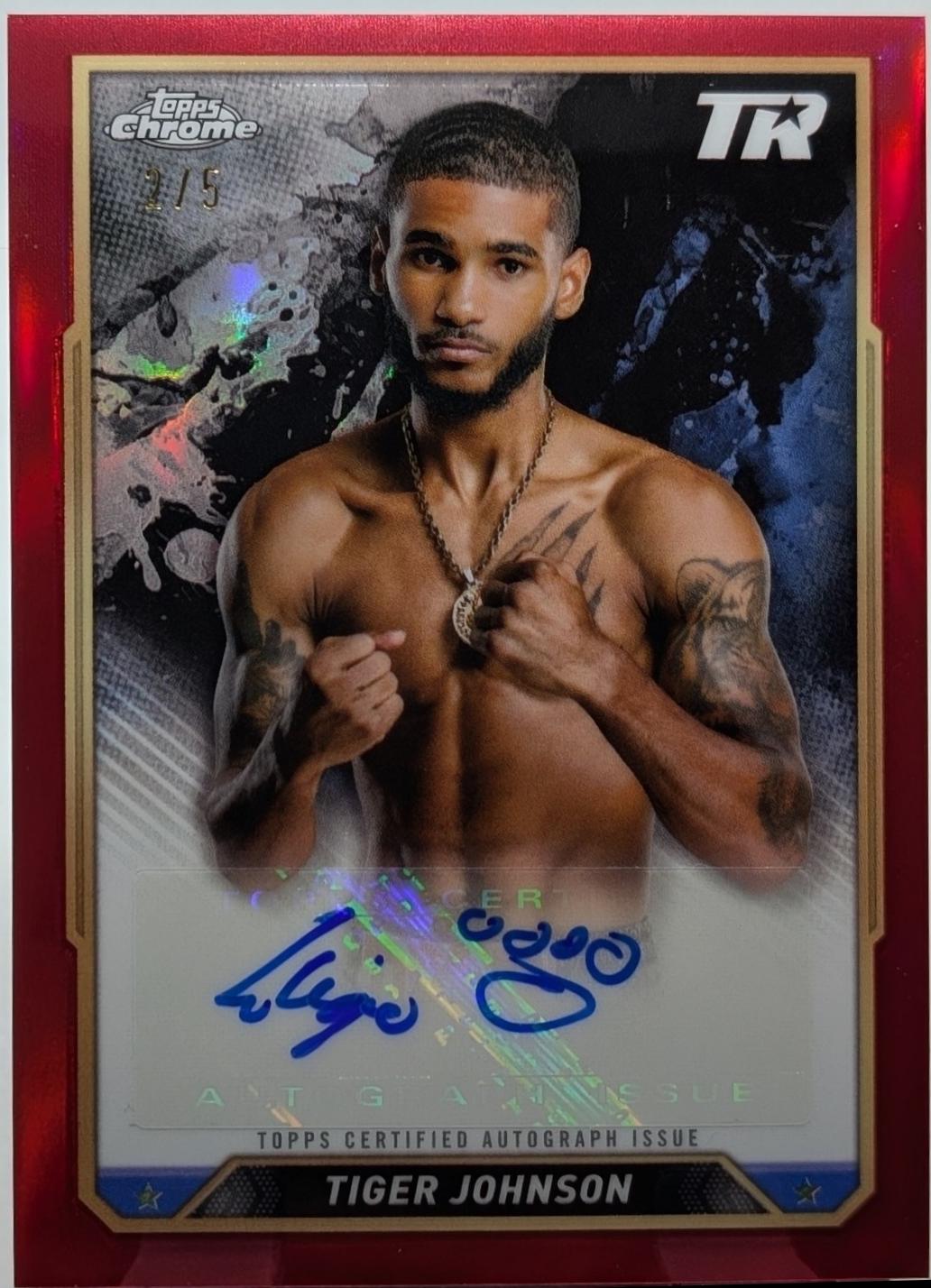 Tiger Johnson [Red Refractor] #CBA-DTJ