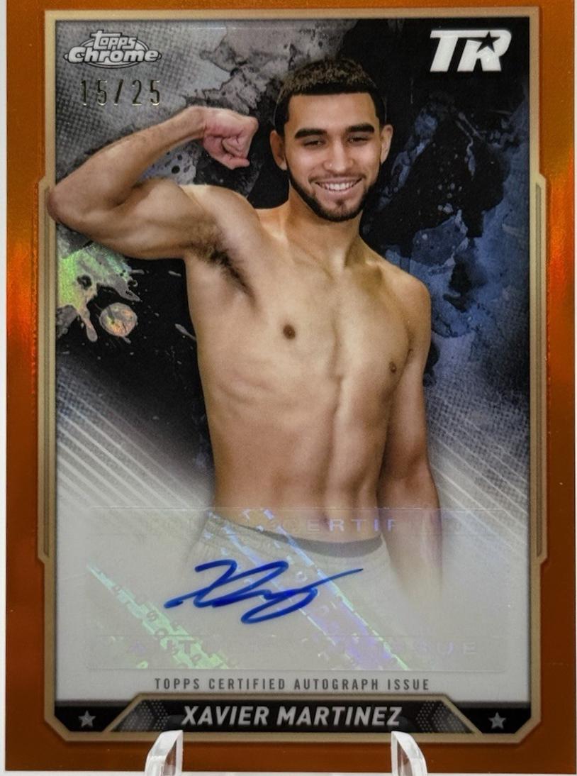 Xavier Martinez [Orange Refractor] #CBA-XMZ