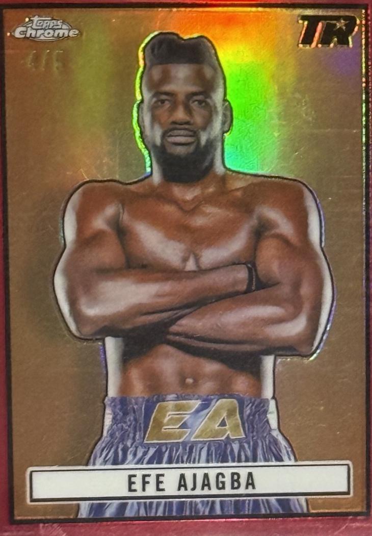Efe Ajagba [Red Refractor] #TR-16