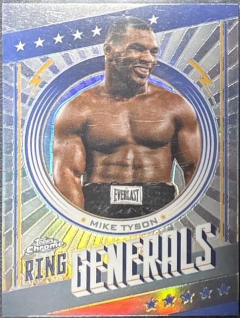 Mike Tyson [Blue Refractor] #RG-4