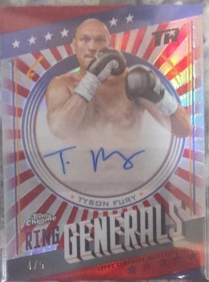 Tyson Fury [Red Refractor] #RGA-TF