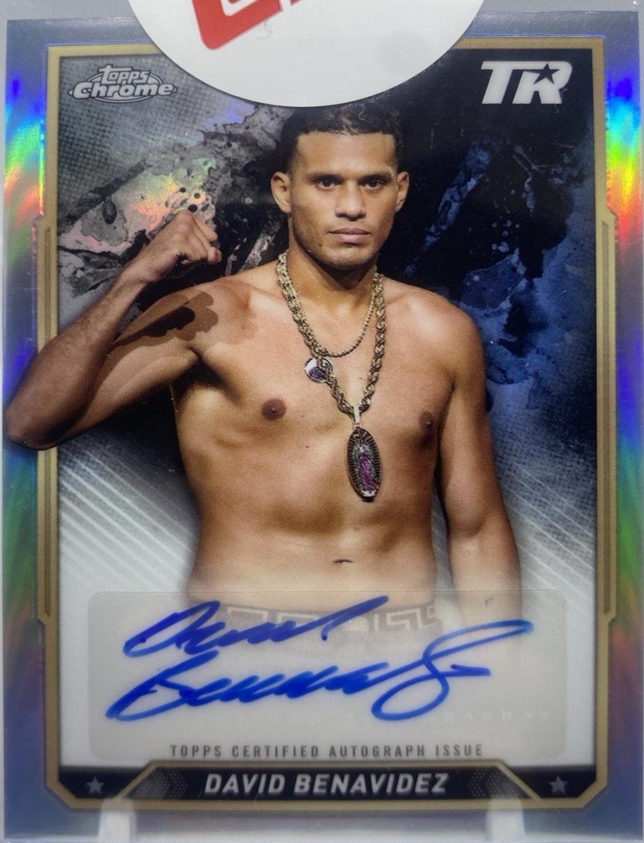 David Benavidez [Orange Refractor] #CBA-DBZ