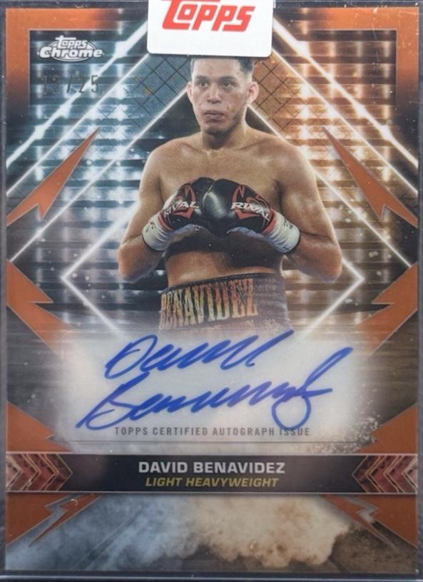 David Benavidez [Orange Refractor] #CAS-DZ