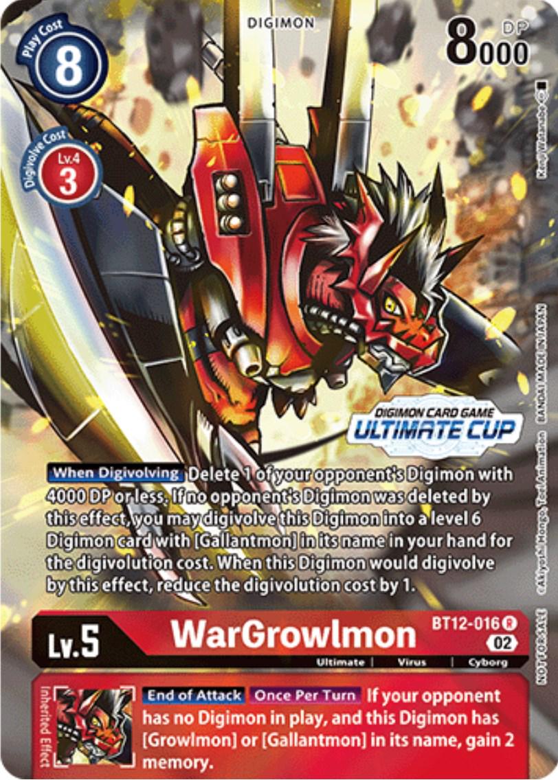 WarGrowlmon [Ultimate Cup] #BT12-016