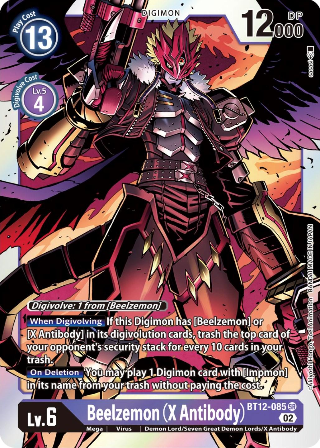 Beelzemon [X Antibody Foil] #BT12-085