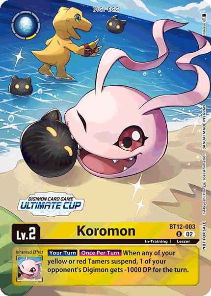 Koromon [Ultimate Cup Foil] #BT12-003