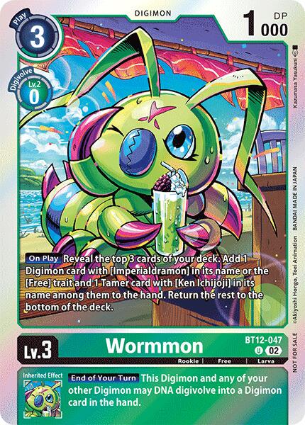 Wormmon [Convention Promo Foil] #BT12-047