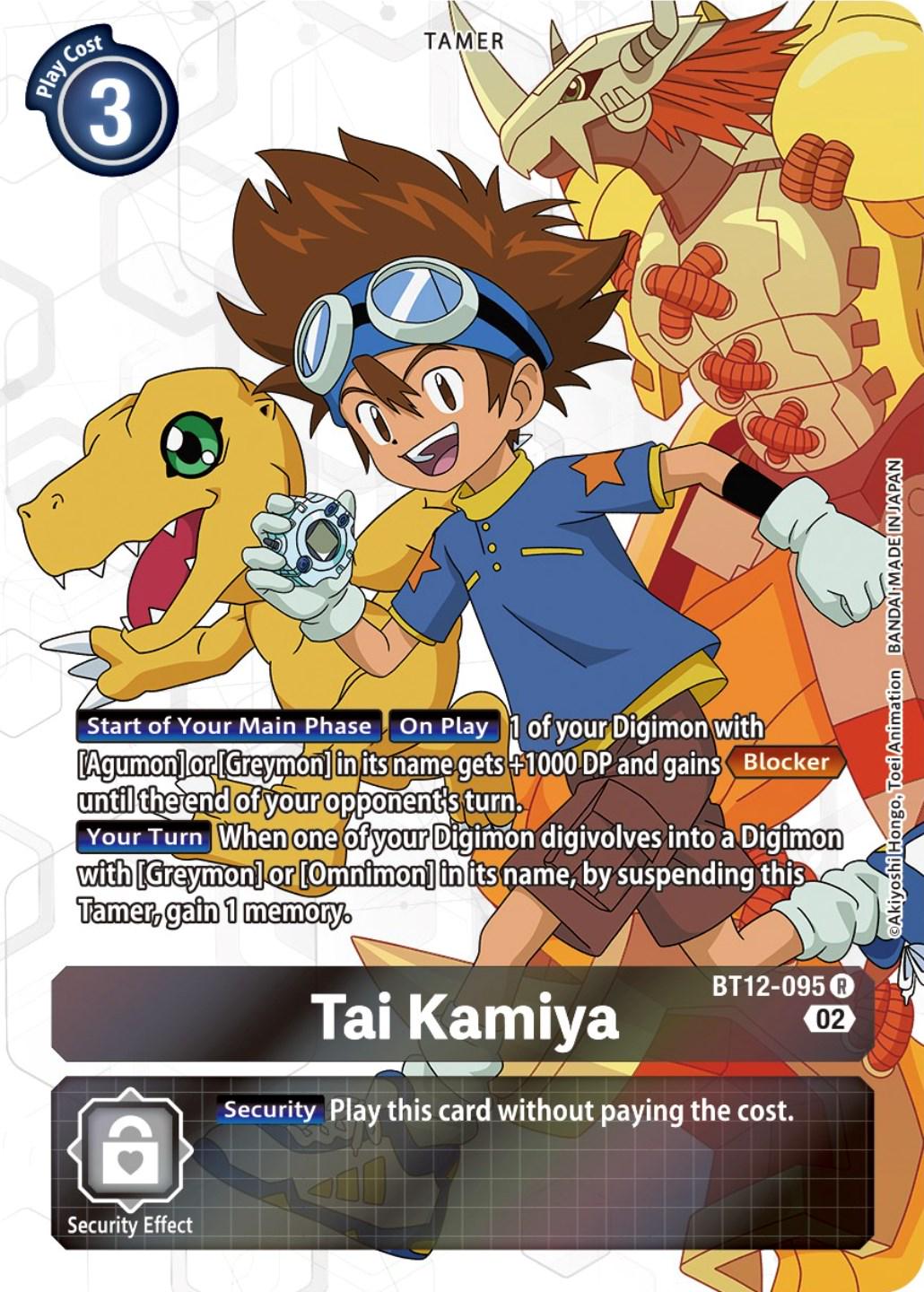 Tai Kamiya [Alternate Art Foil] #BT12-095