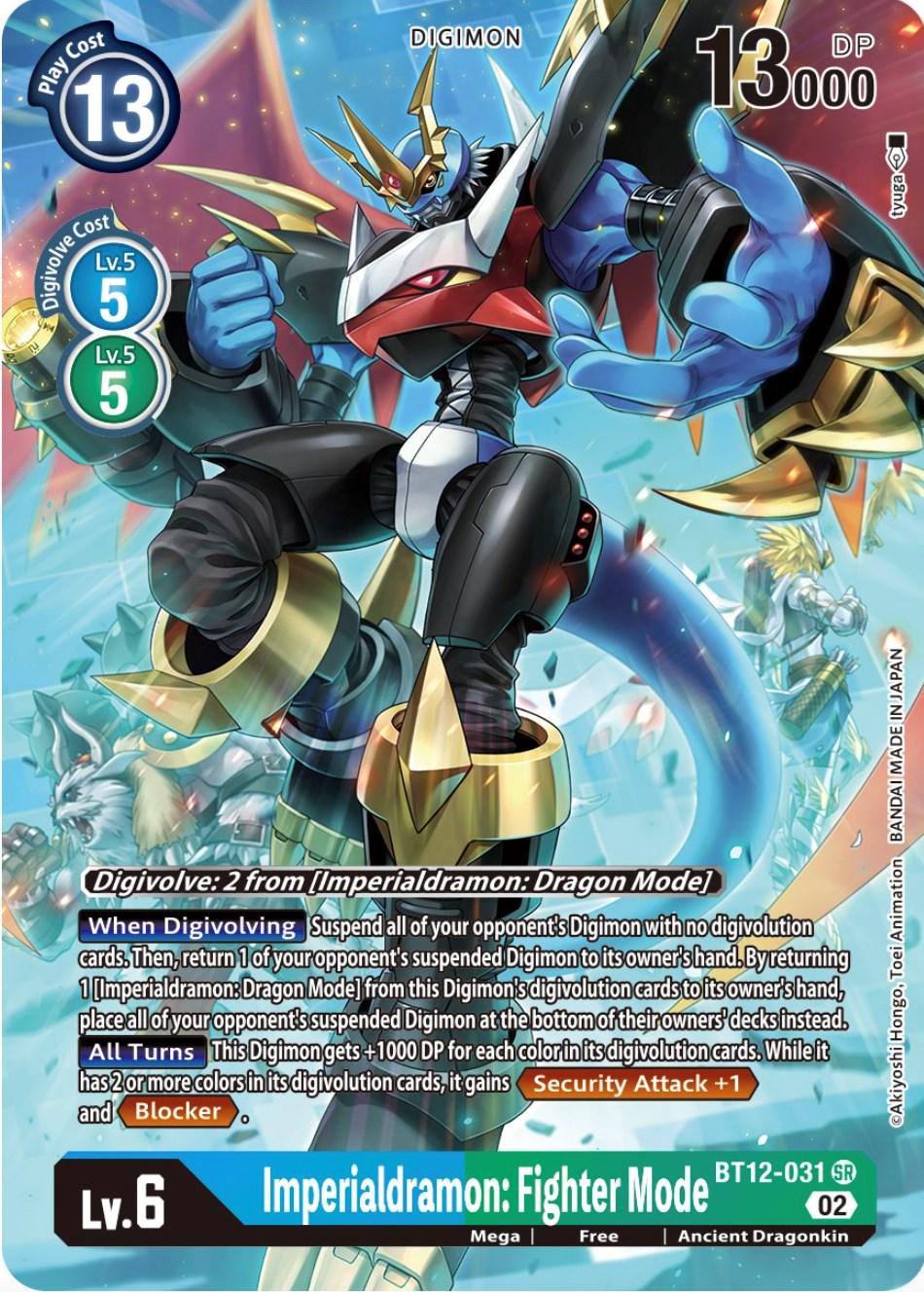 Imperialdramon: Fighter Mode [Alternate Art Foil] #BT12-031