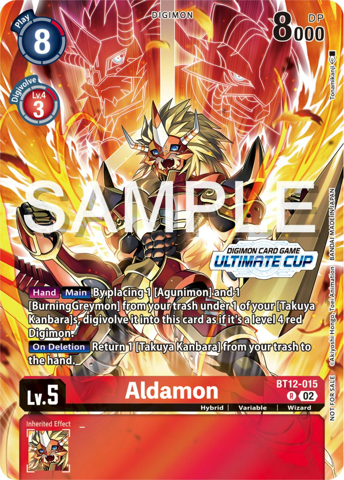 Aldamon [Ultimate Cup Foil] #BT12-015
