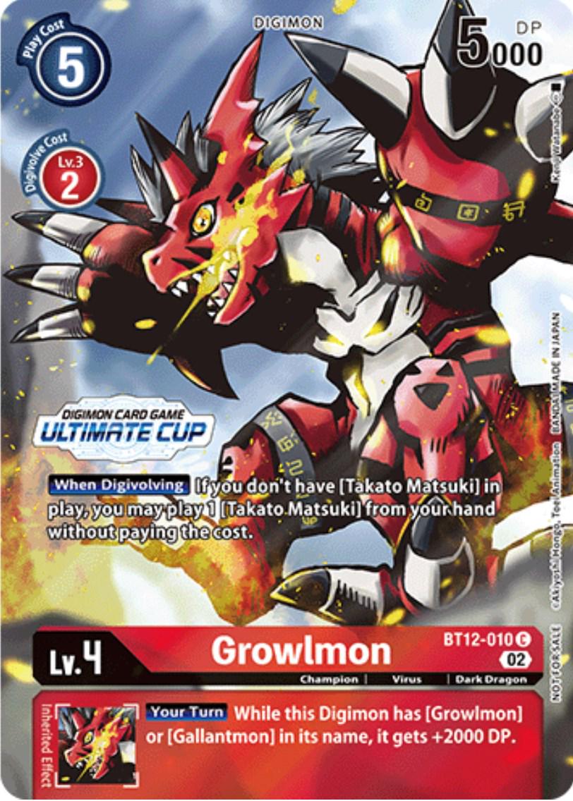 Growlmon [Ultimate Cup] #BT12-010