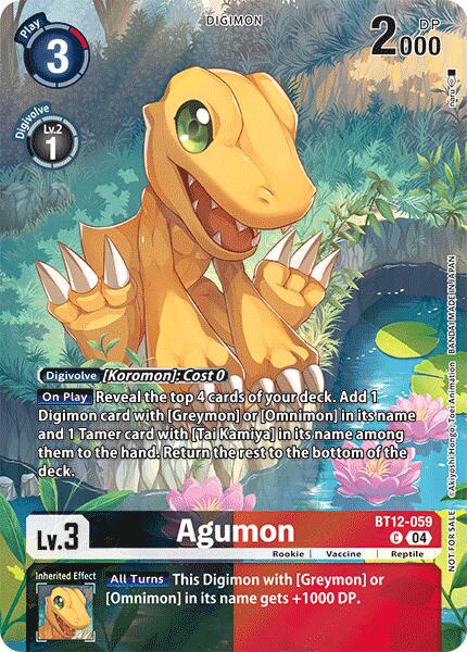 Agumon [Legend Pack Foil] #BT12-059