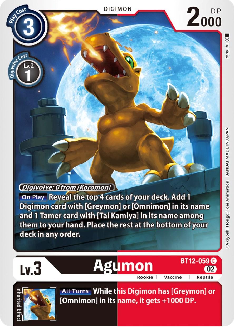 Agumon #BT12-059